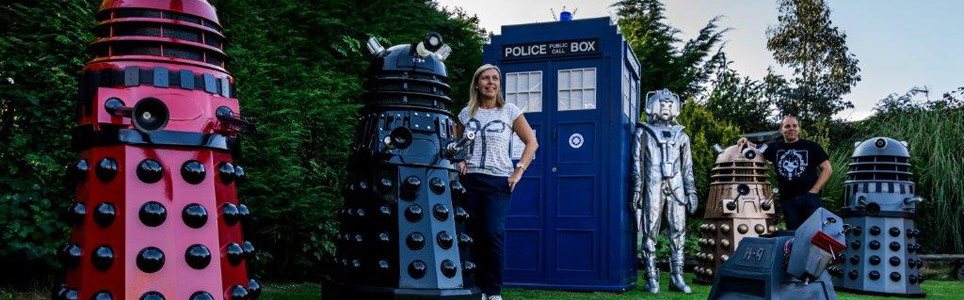 Dr Who villain replicas for hire - Dalek, Cyberman